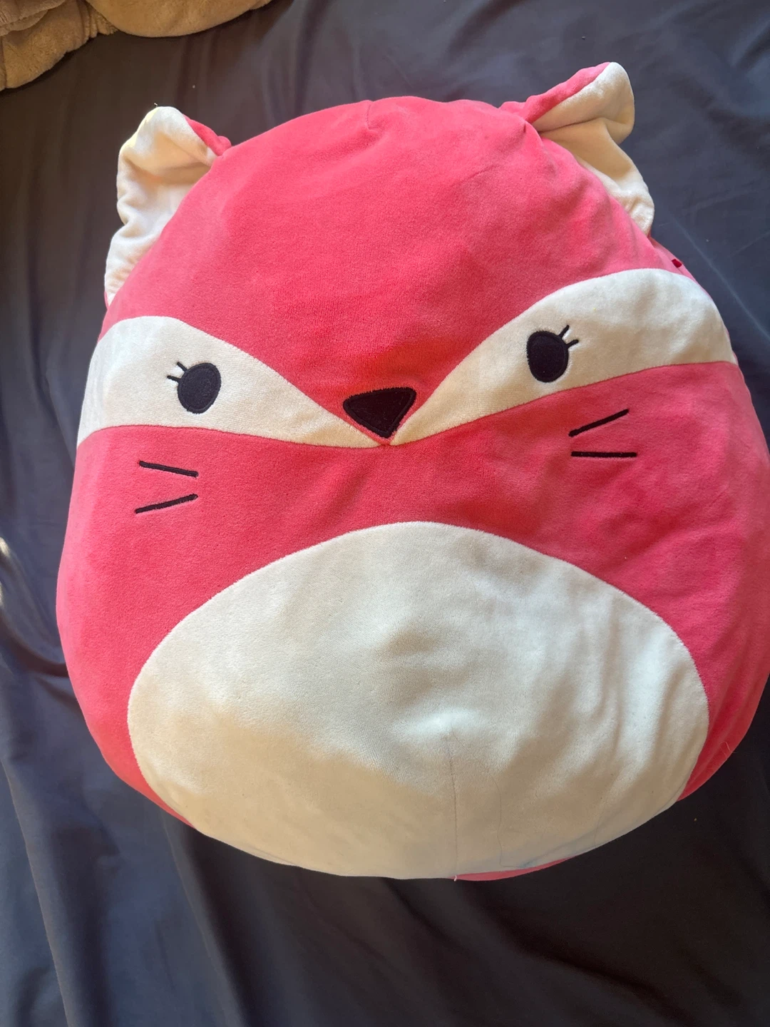 Squishmallow Pink Fox Pillow
