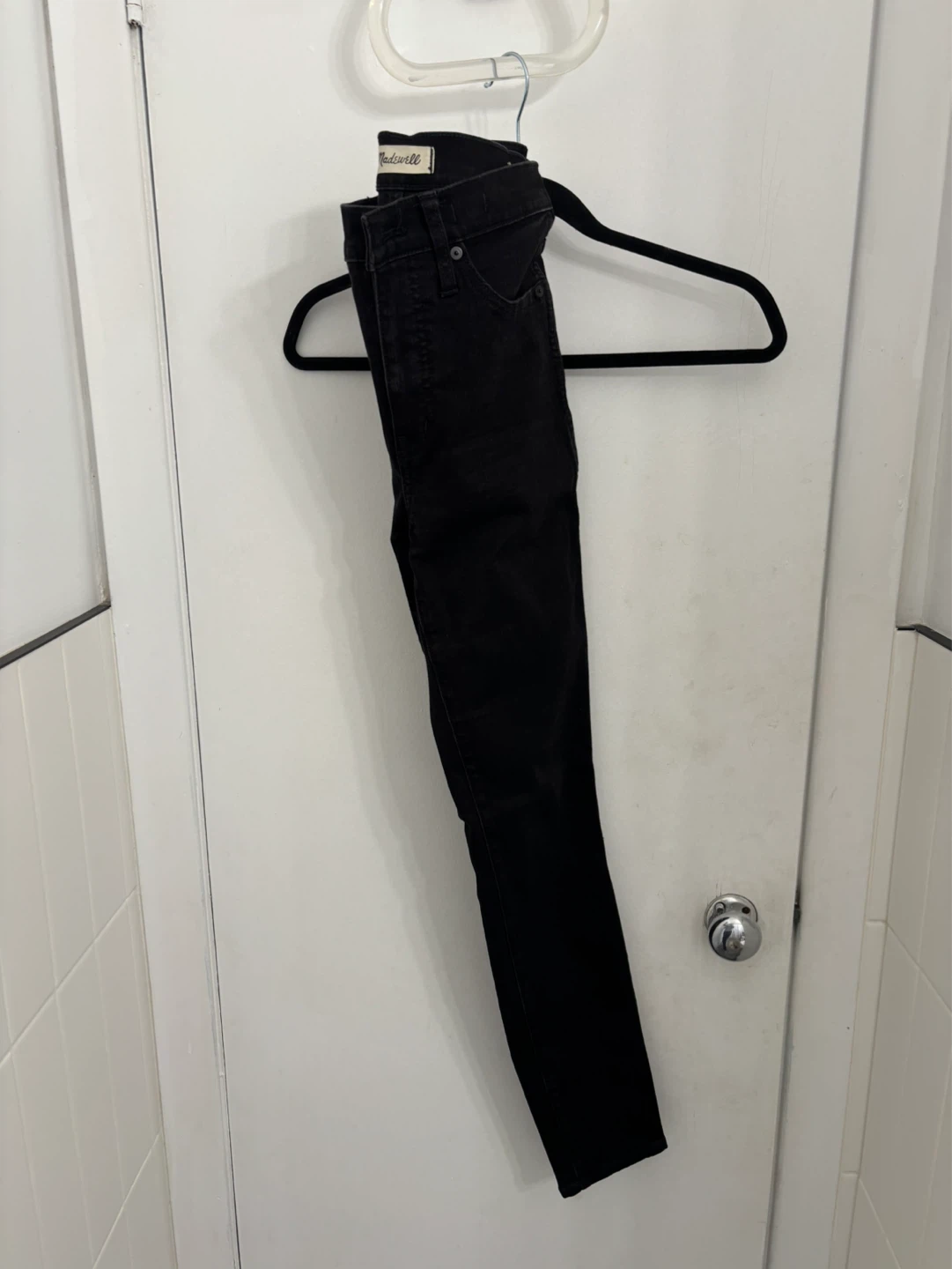 Madewell 10" High-Rise Skinny Jeans - Black - photo 3