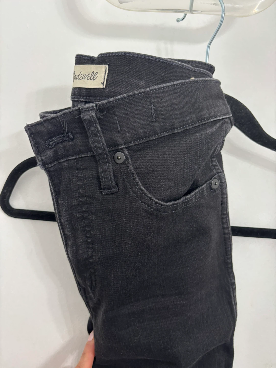 Madewell 10" High-Rise Skinny Jeans - Black