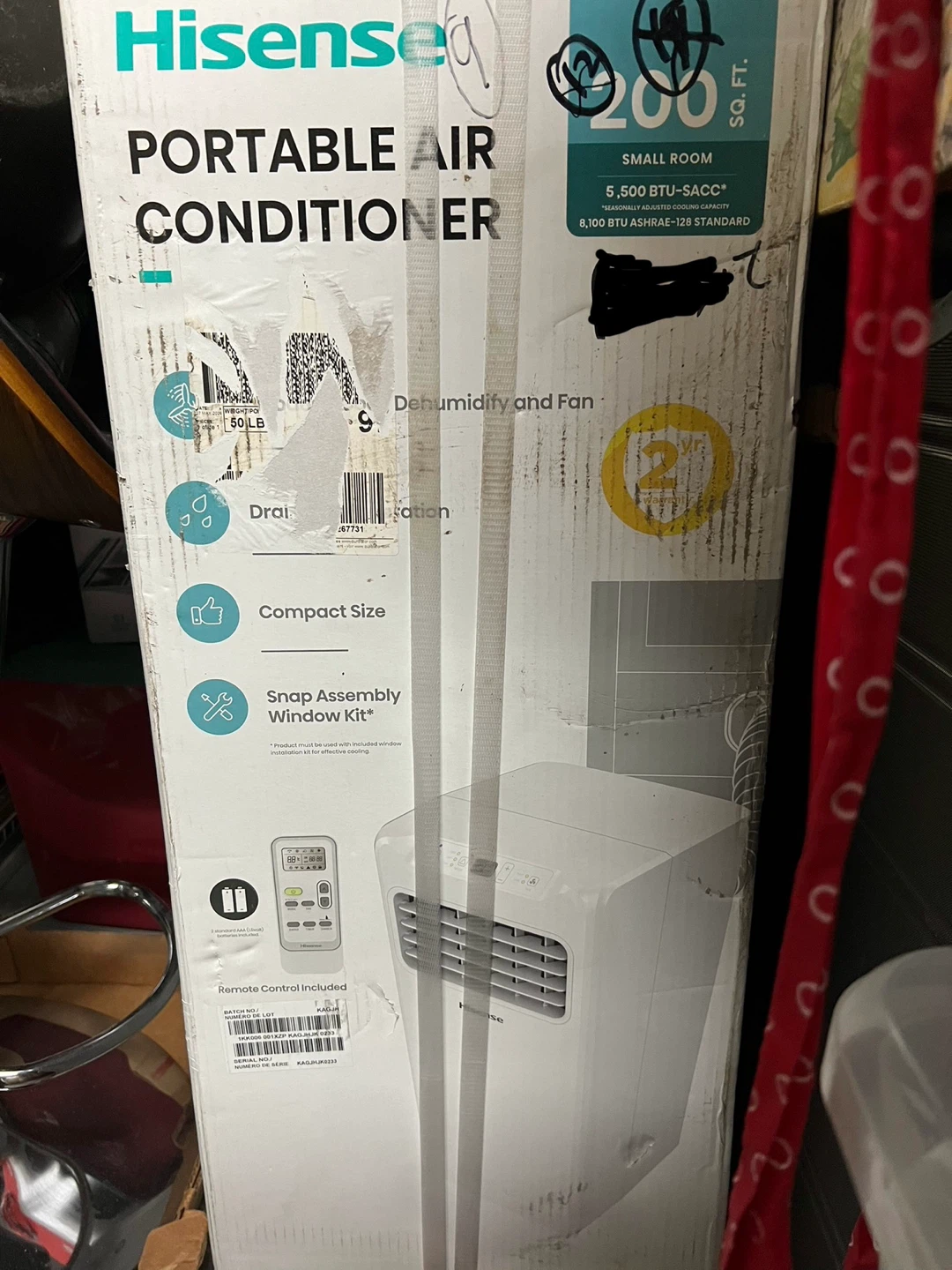 Hisense Smart Portable Air Conditioner new