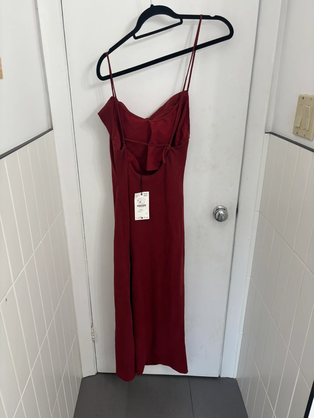 ZARA Women's Burgundy Dress - Size S - photo 2