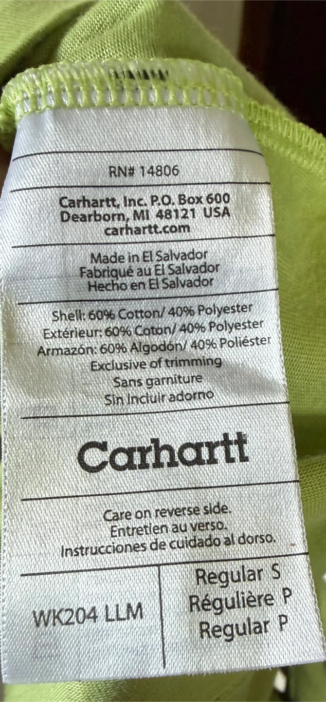 Brand New Women’s Carhartt Short Sleeve T-Shirt