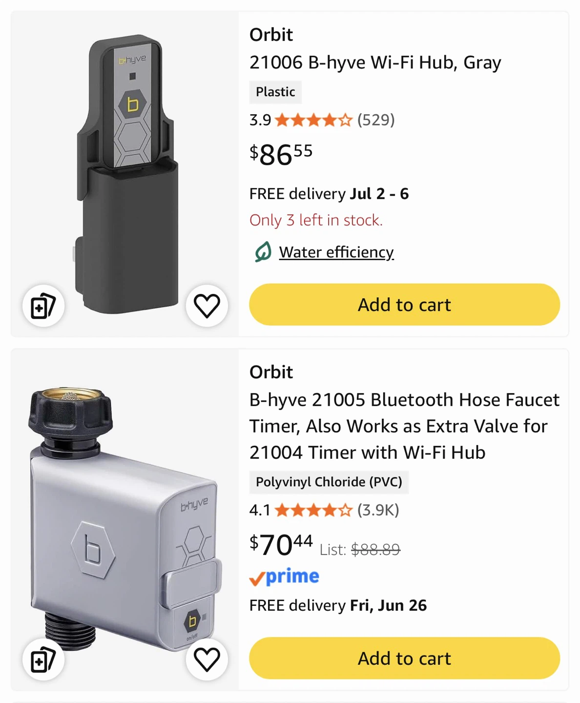 B-Hyve Smart Hose Faucet Timers - photo 2