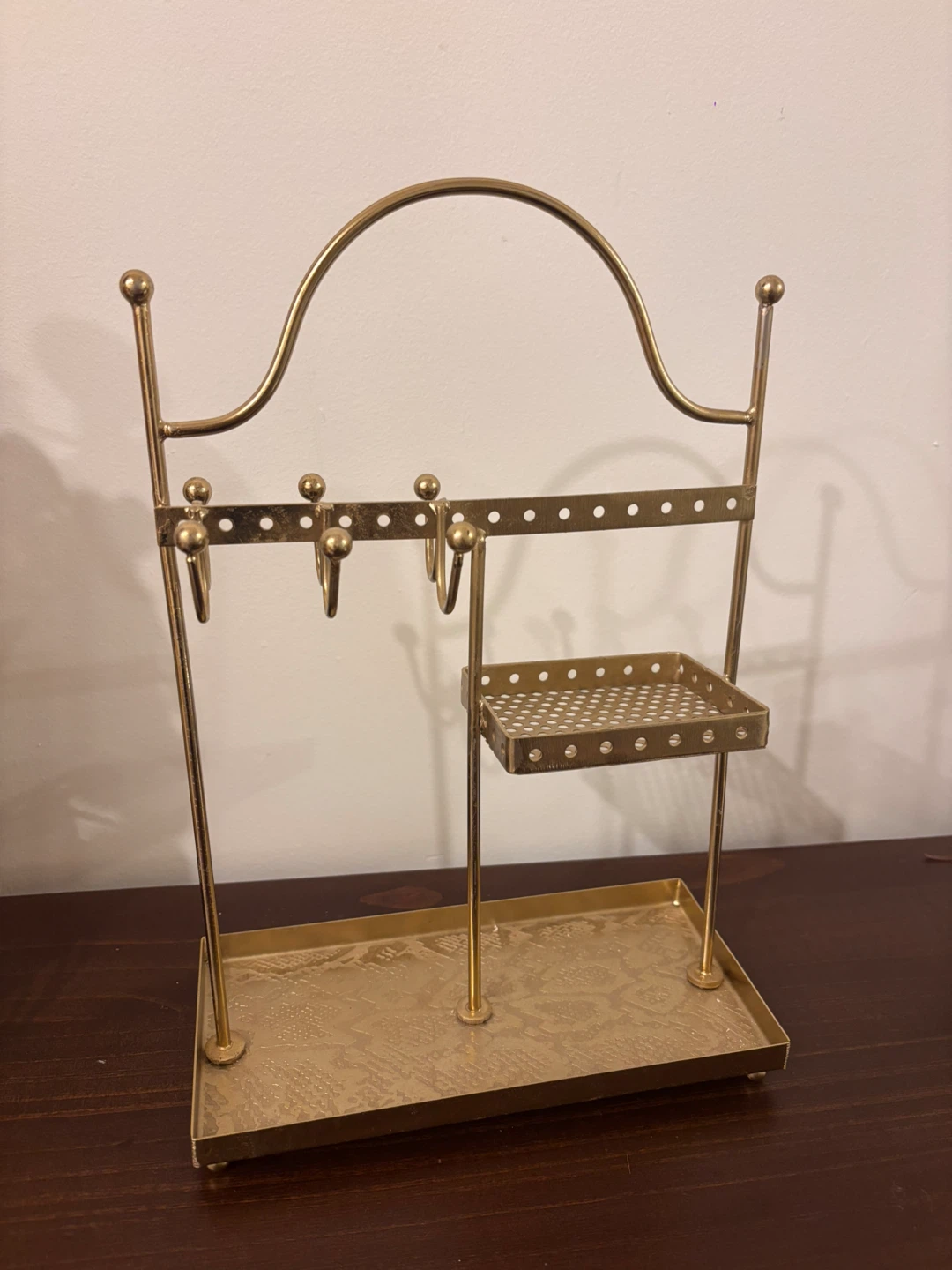 Gold Tone Jewelry Organizer Stand - photo 3
