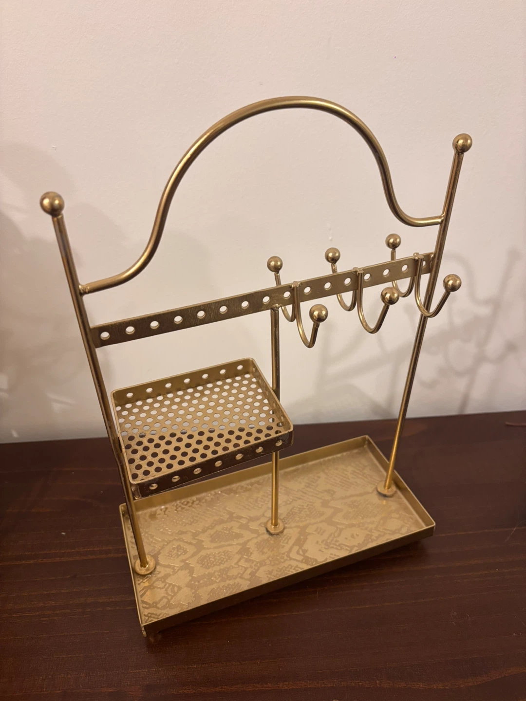 Gold Tone Jewelry Organizer Stand - photo 2