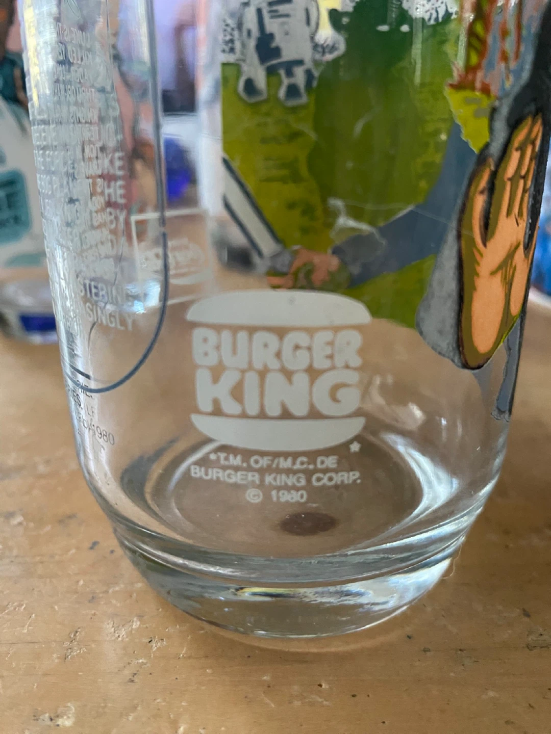 Star Wars Collector Drinking Glasses Burger King 1980 + Mug - photo 4