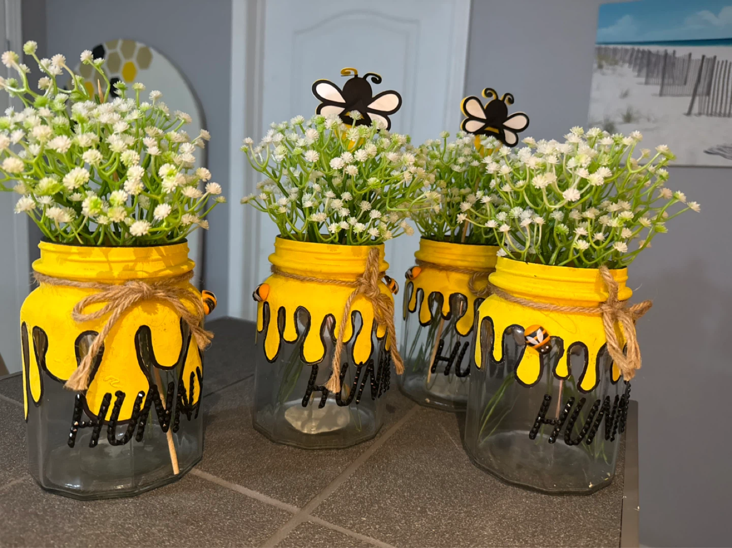 Bee Themed Baby Shower Decor Set