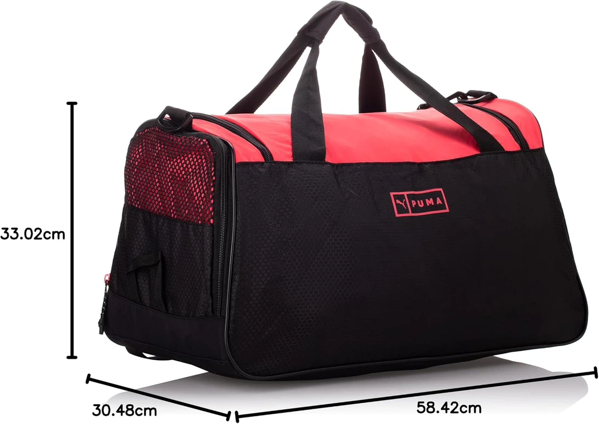 Puma Duffle Bag - Black and Coral - photo 2
