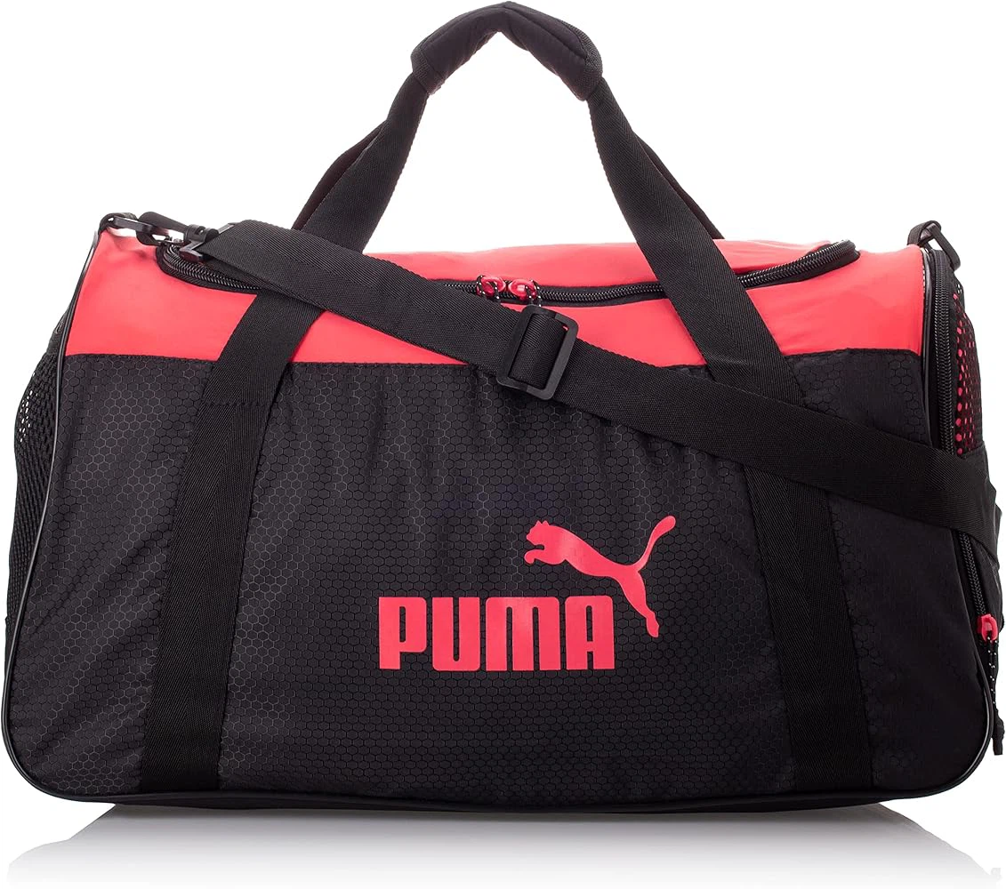 Puma Duffle Bag - Black and Coral - photo 4