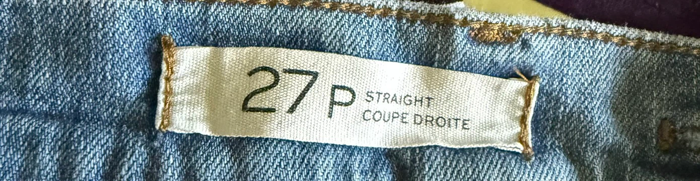 Banana Republic Women's Straight Jeans - Size 27 Petite