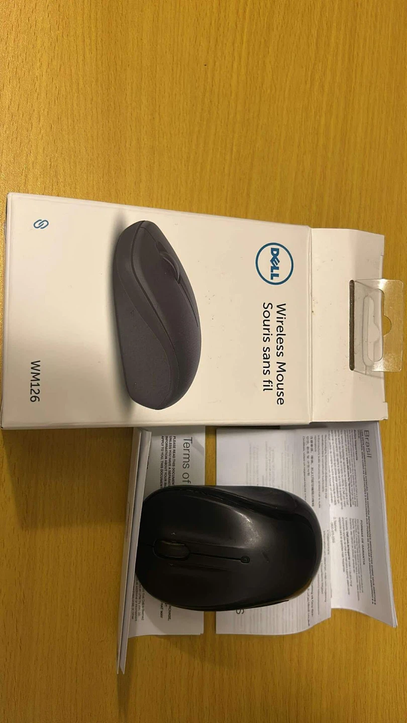 Dell WM126 Wireless Mouse - Black