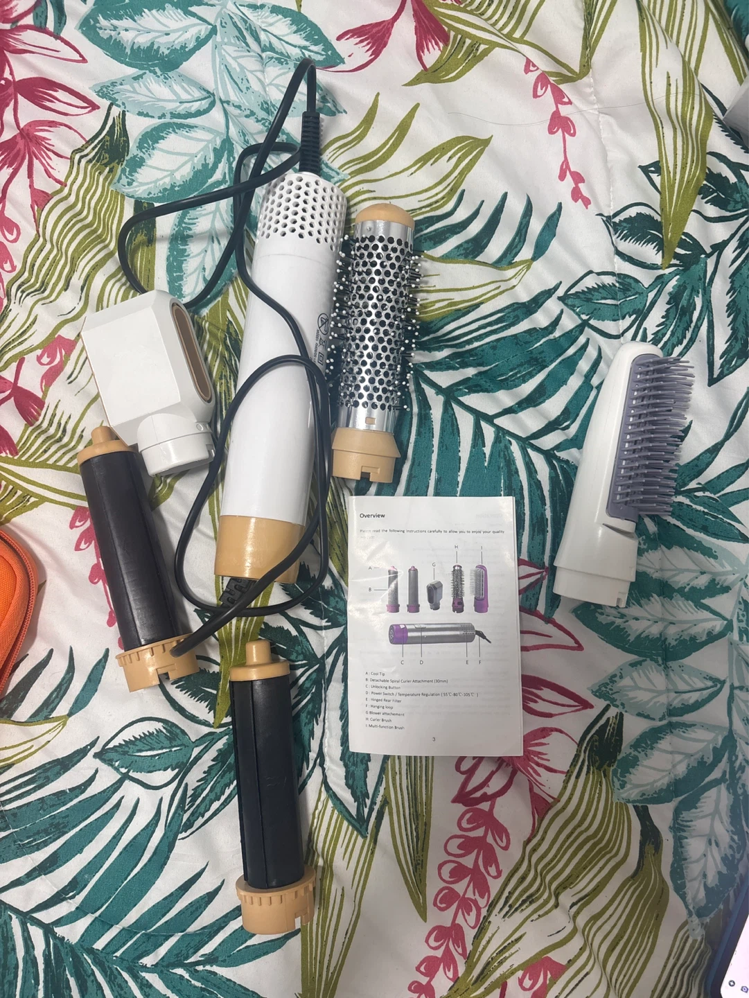 Hair Styling Tool with Multiple Attachments