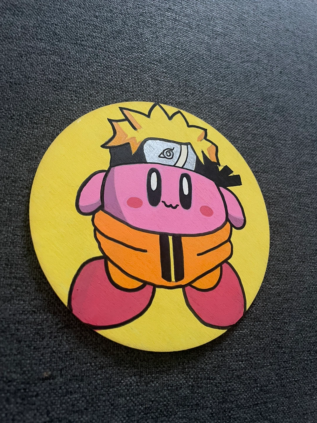 5” Naruto X Kirby Wooden Panels - photo 3