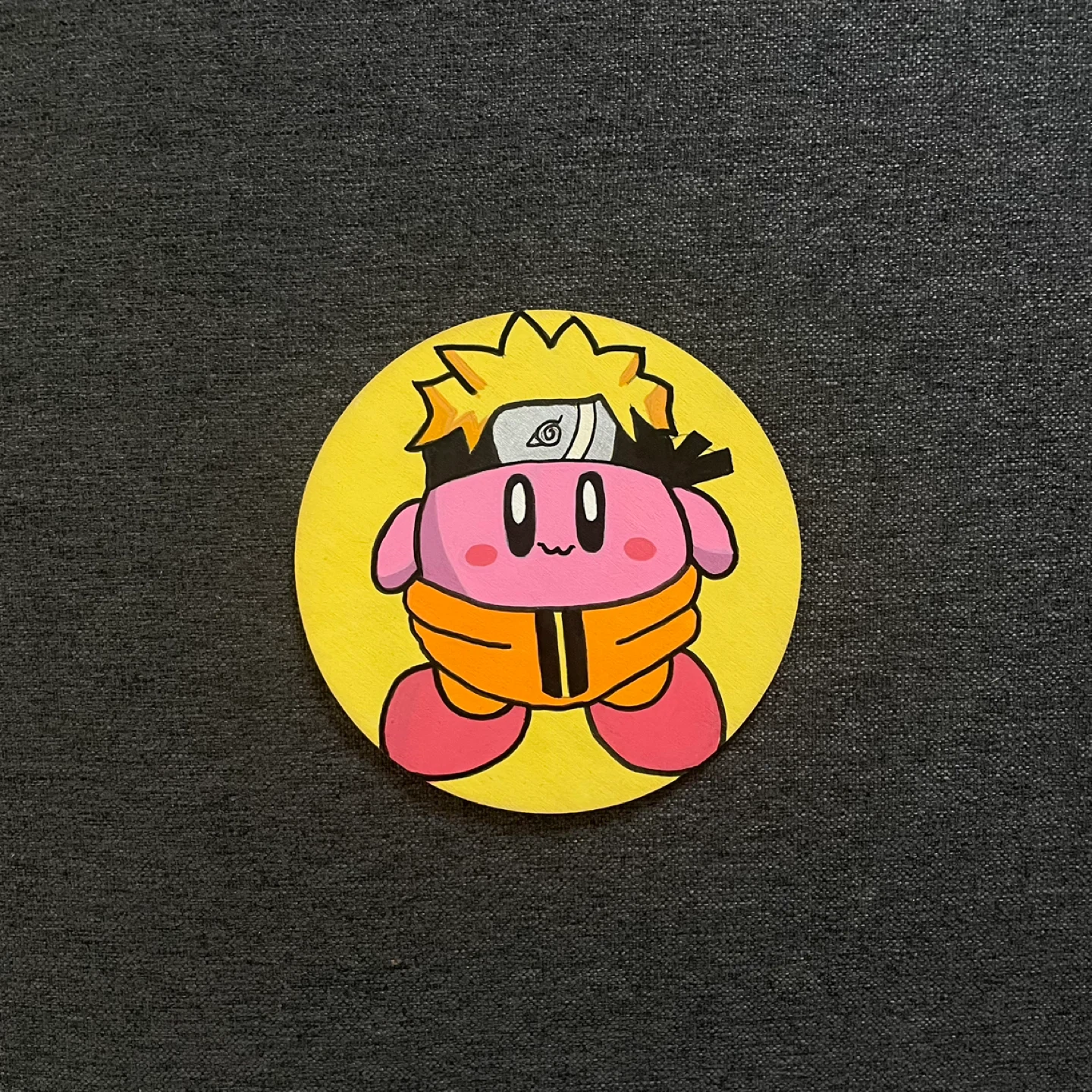 5” Naruto X Kirby Wooden Panels