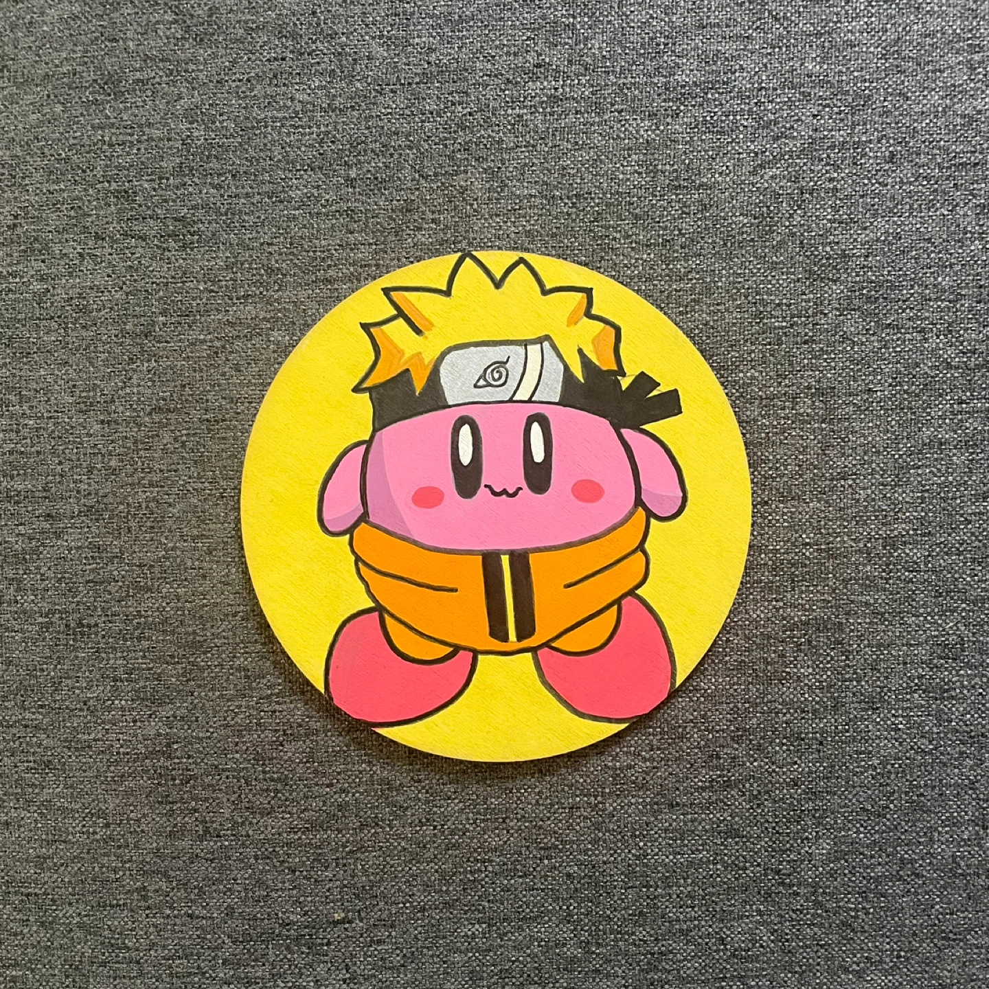 5” Naruto X Kirby Wooden Panels - photo 2