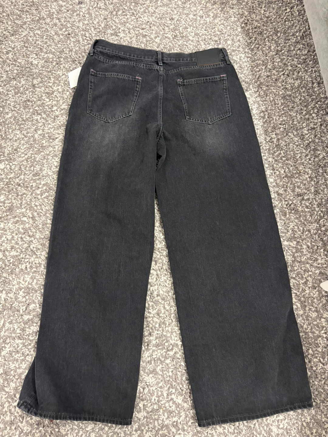 Acne Studios Black Wide Leg Jeans size 52 - photo 3