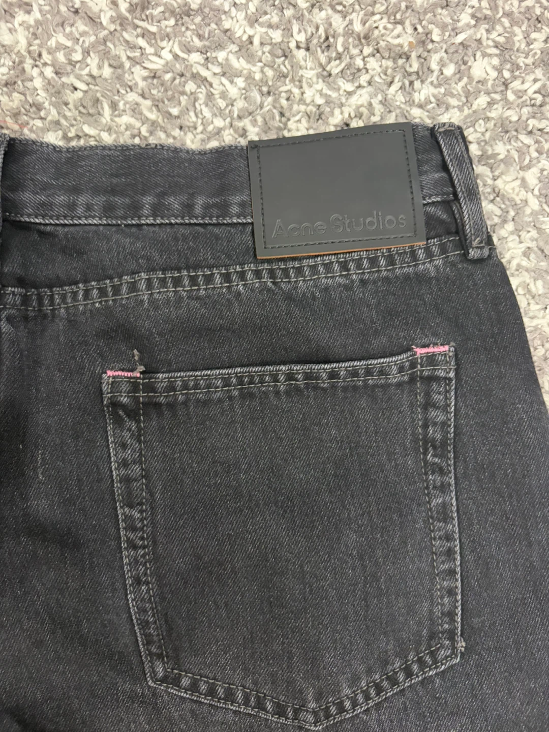 Acne Studios Black Wide Leg Jeans size 52 - photo 4