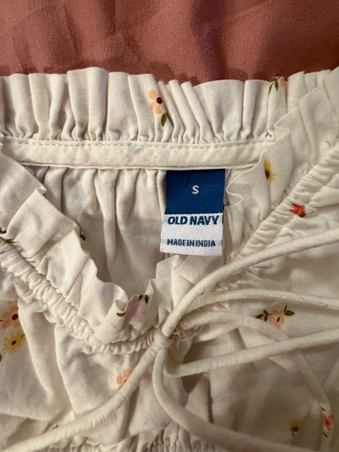 Old Navy White Floral Maxi Dress Size S - photo 3