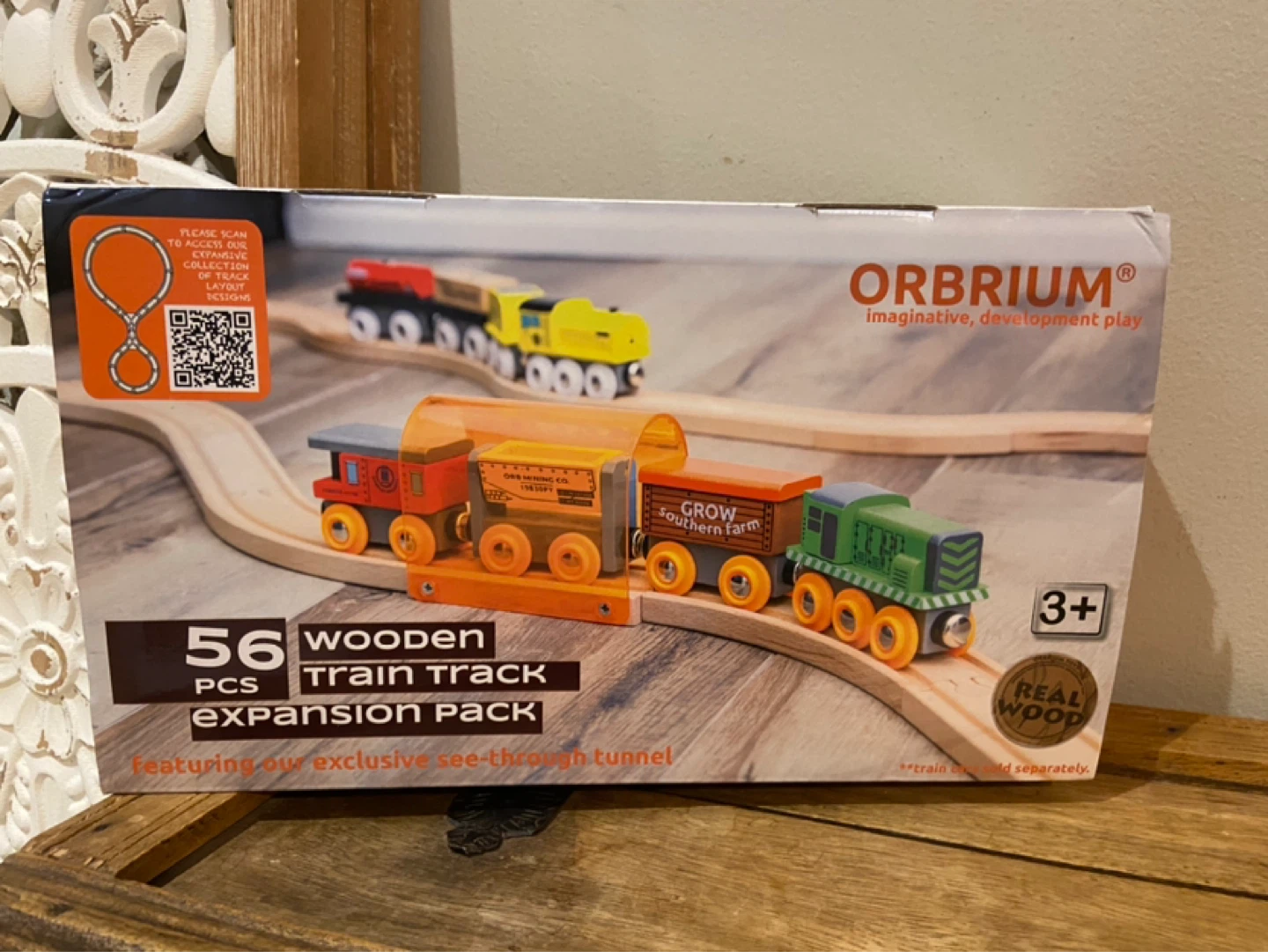 New Orbrium 56 Piece Wooden Train Track Expansion Pack - photo 2