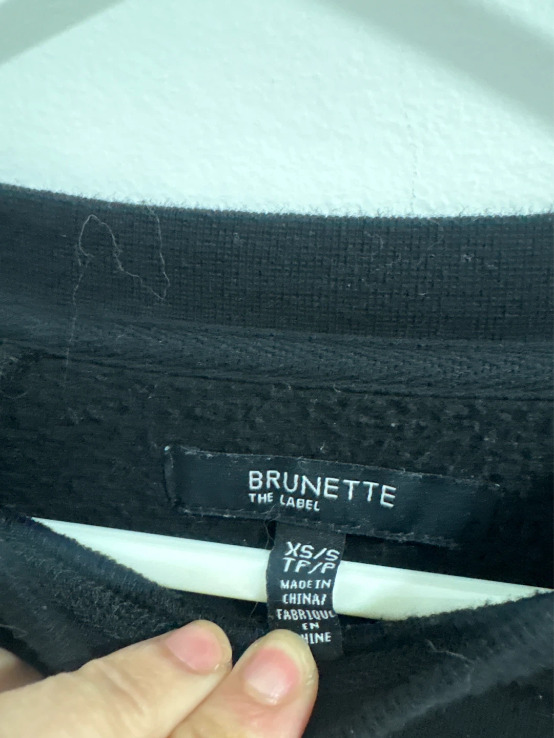 Brunette The Label Black Sweatshirt - photo 2