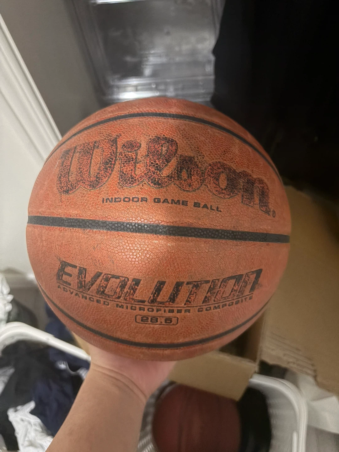 Used basketball
