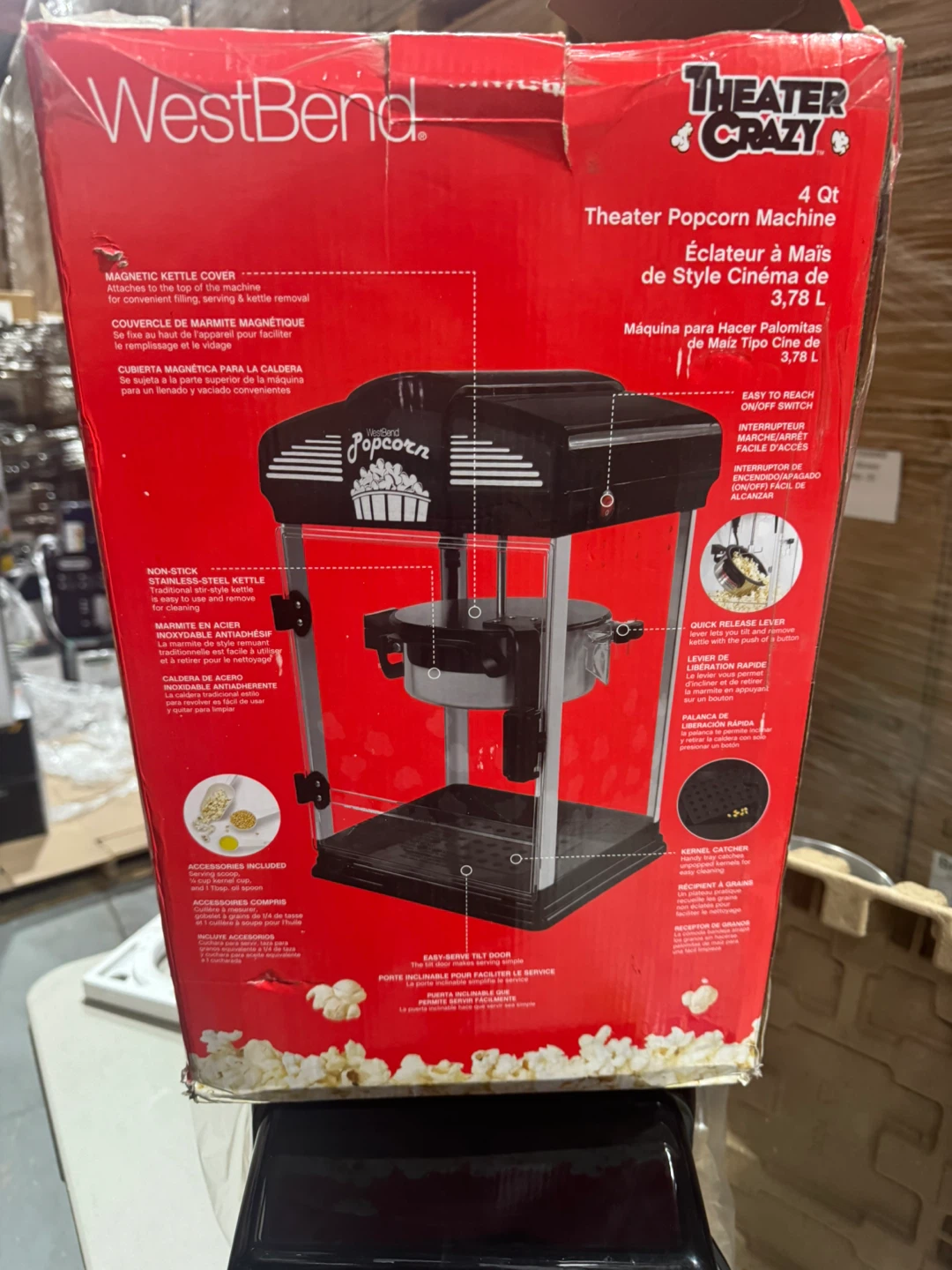 West Bend Theater Crazy Popcorn Machine - photo 2