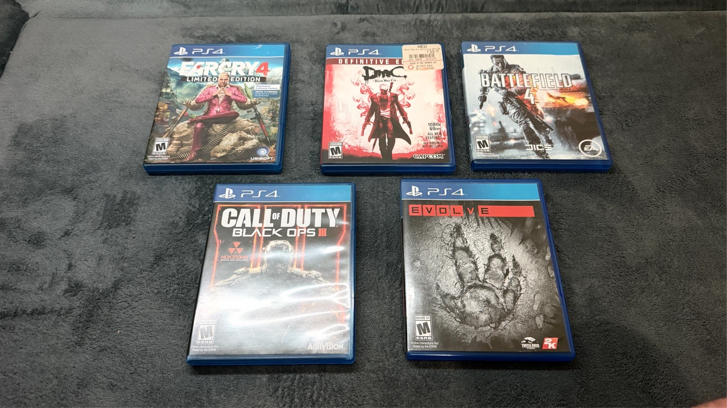 PlayStation 4 Games - Assorted Titles