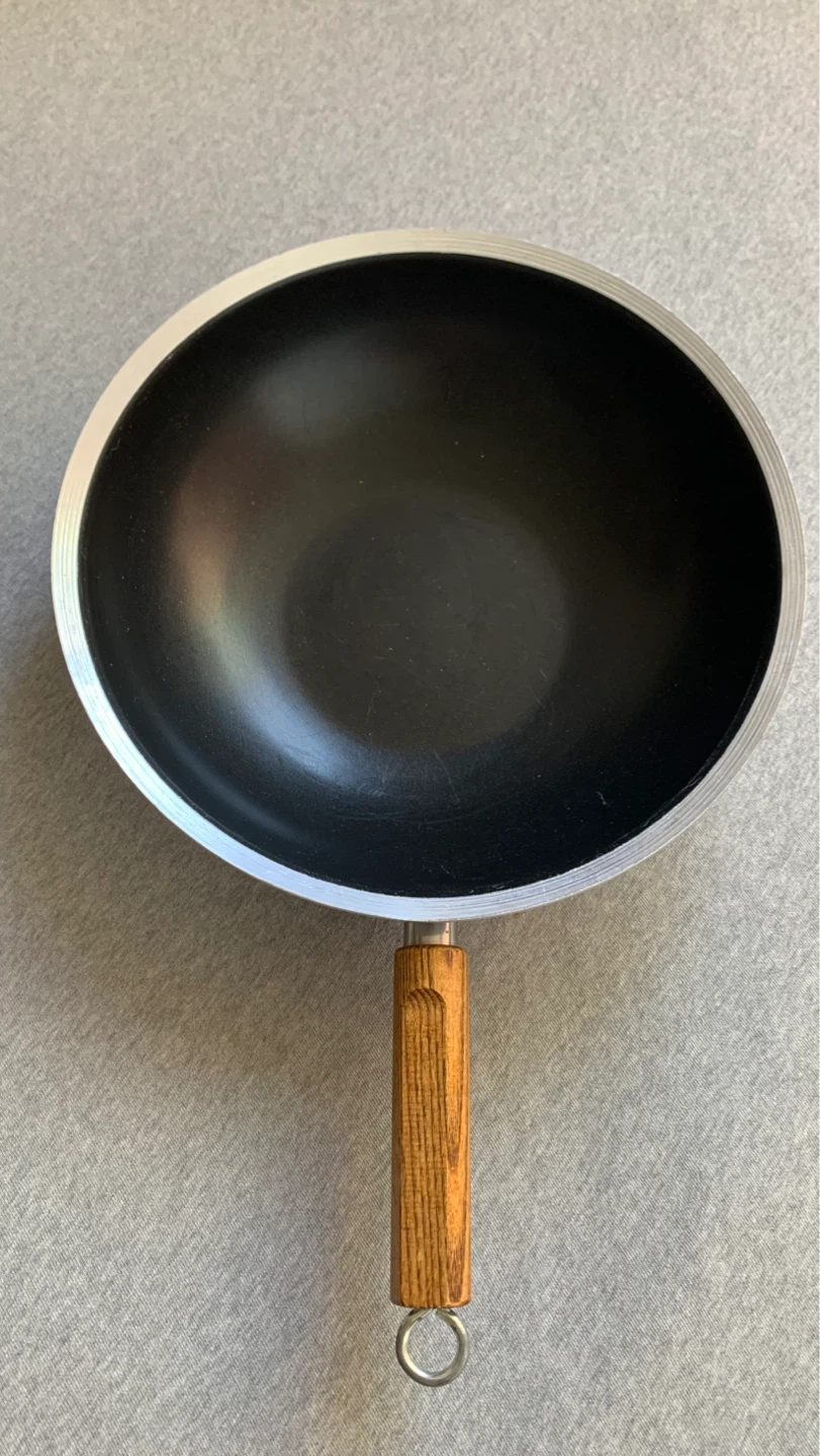 MIRRO Wok Pan With Wooden Handle