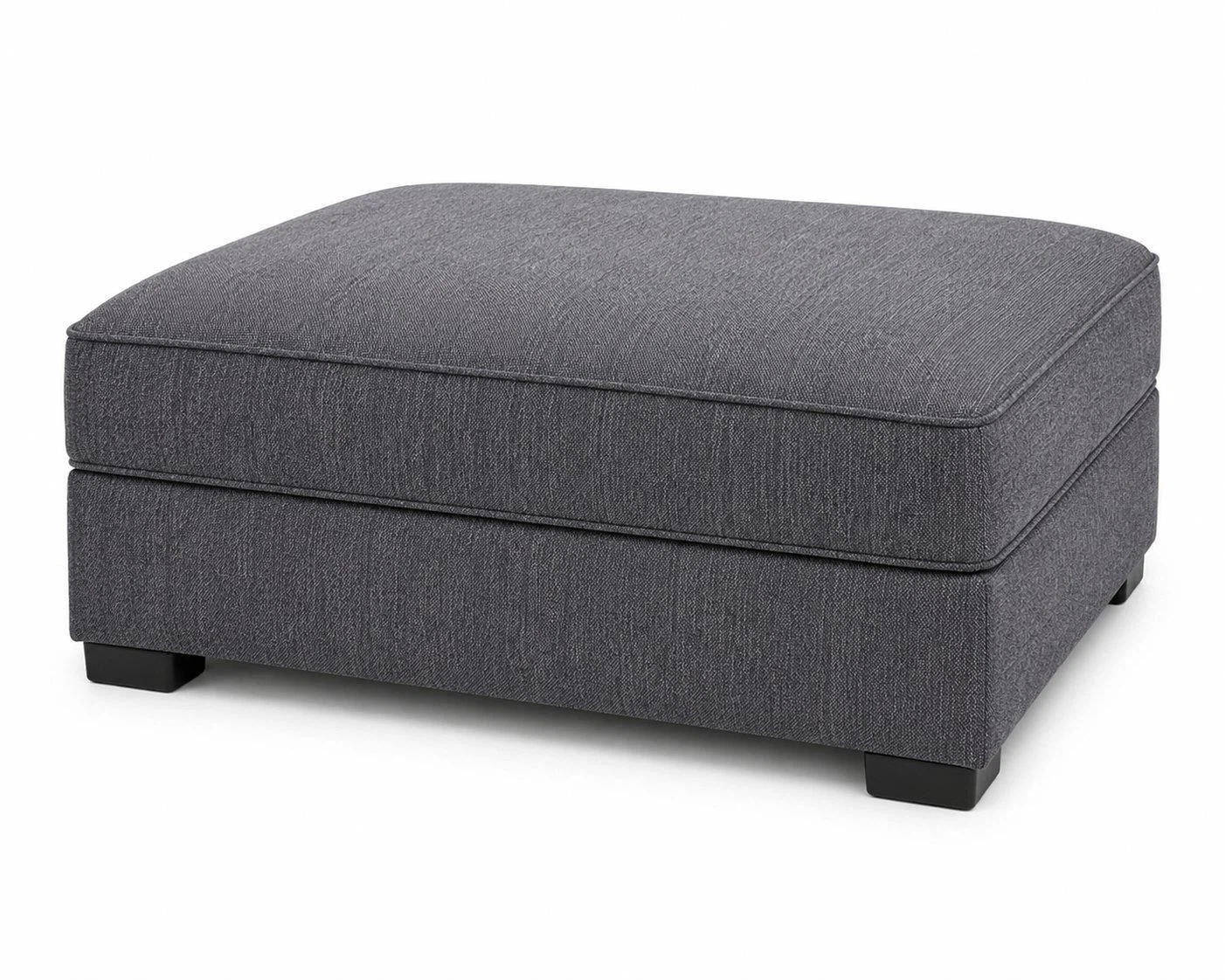 Grey Fabric Ottoman