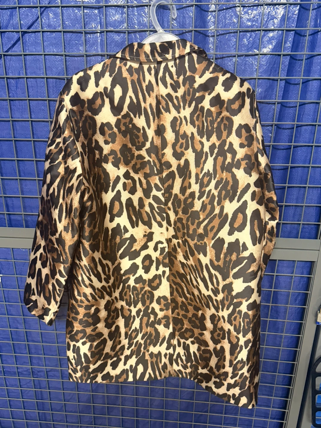 Leopard Print Blazer Jacket - Size L - photo 2
