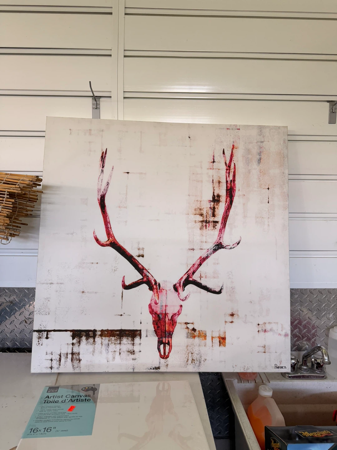 Deer Skull Canvas Art
