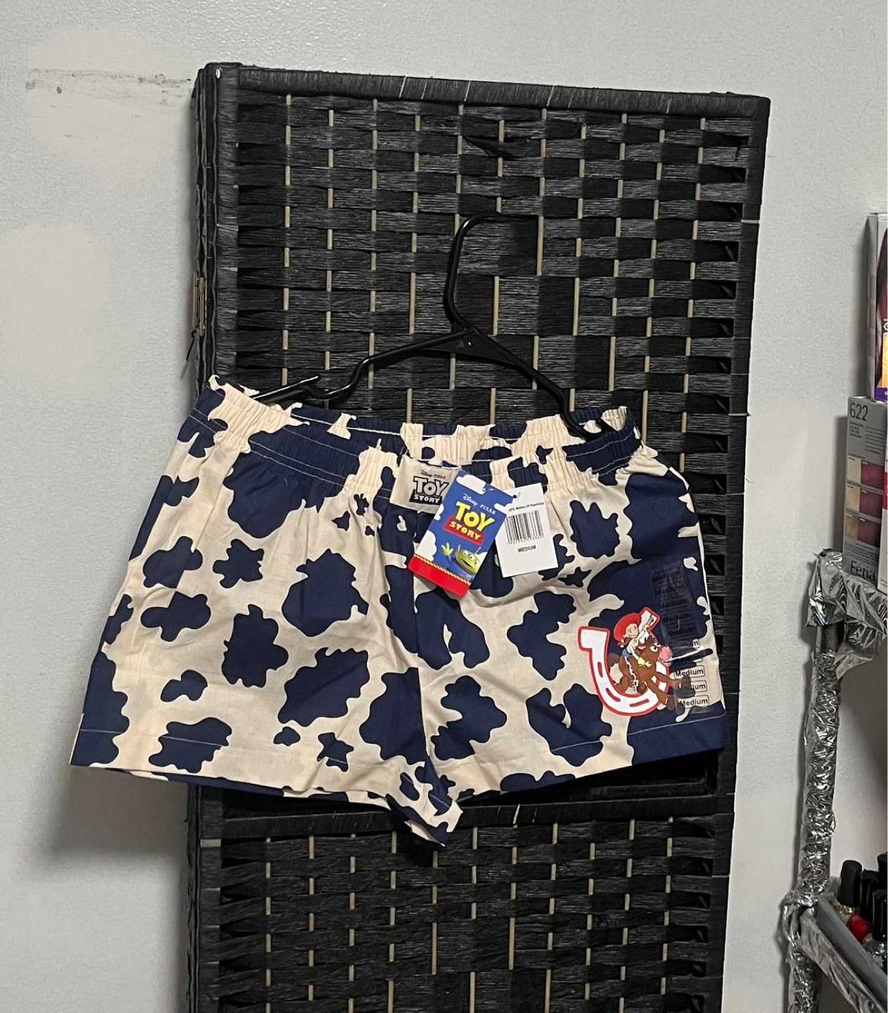 Toy Story "Cow Print"  Shorts Medium - photo 2