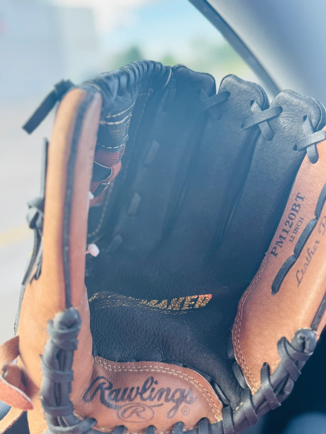 Rawlings PM120BT 12 Inch Leather Palm Baseball Glove - photo 3