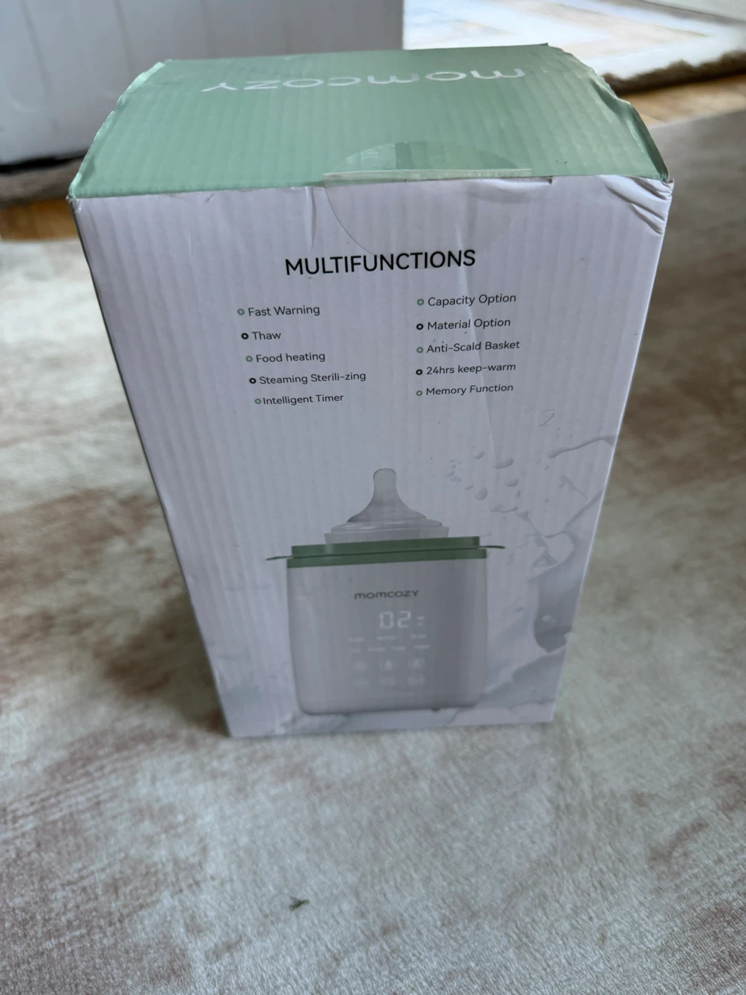 Momcozy Instant Bottle Warmer Sealed Box - photo 2