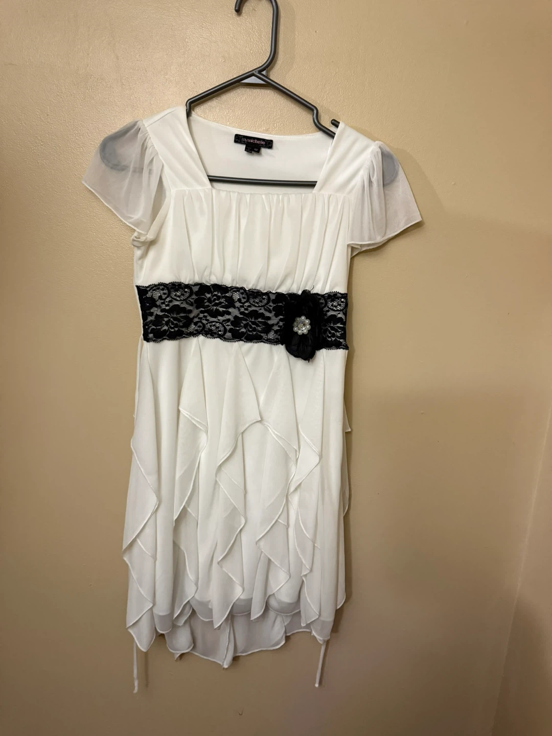 Mymichelle White Dress Kids size 12