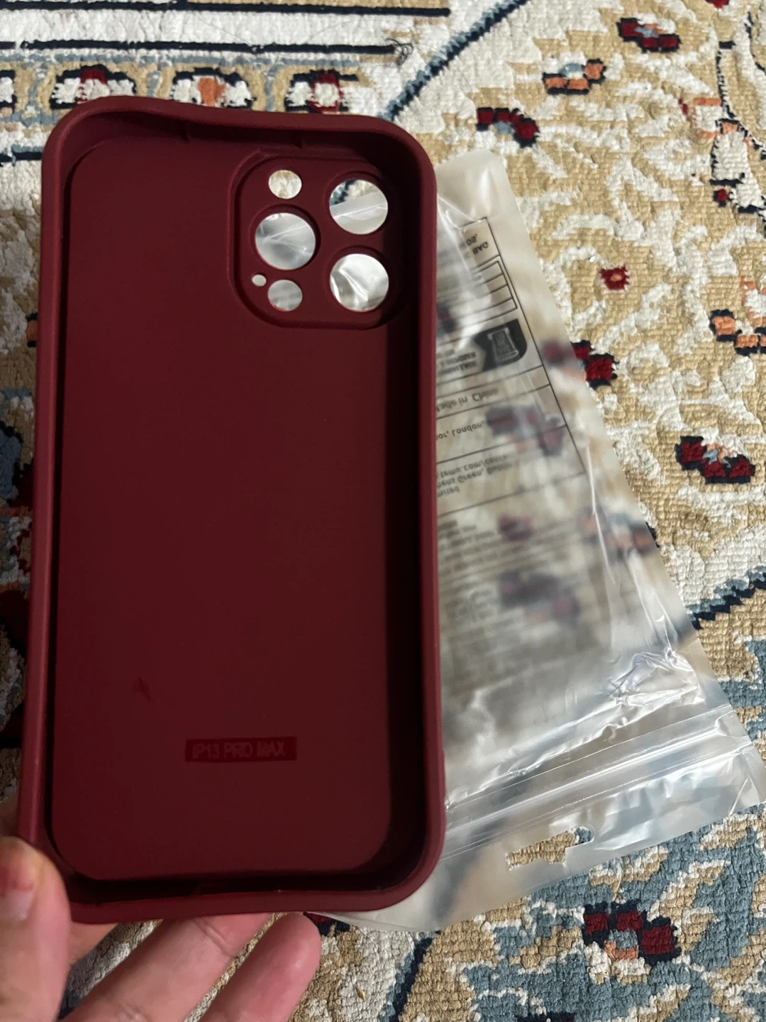 iPhone 13 Pro Max Case - Red Rose Design - photo 2
