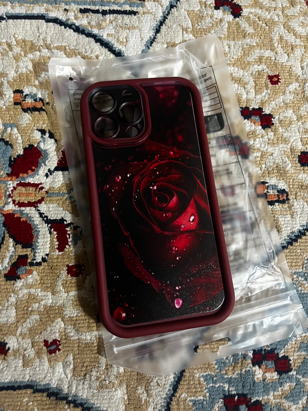 iPhone 13 Pro Max Case - Red Rose Design