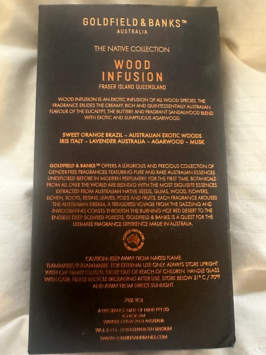 Goldfield & Banks Wood Infusion Perfume Concentrate 100ml - photo 4