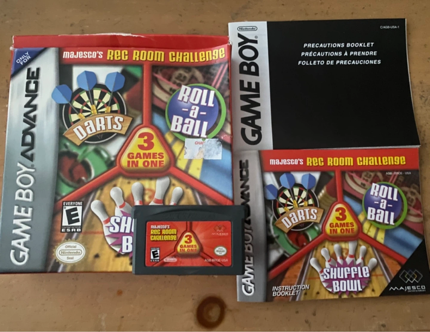 Majesco's Rec Room Challenge Game Boy Advance