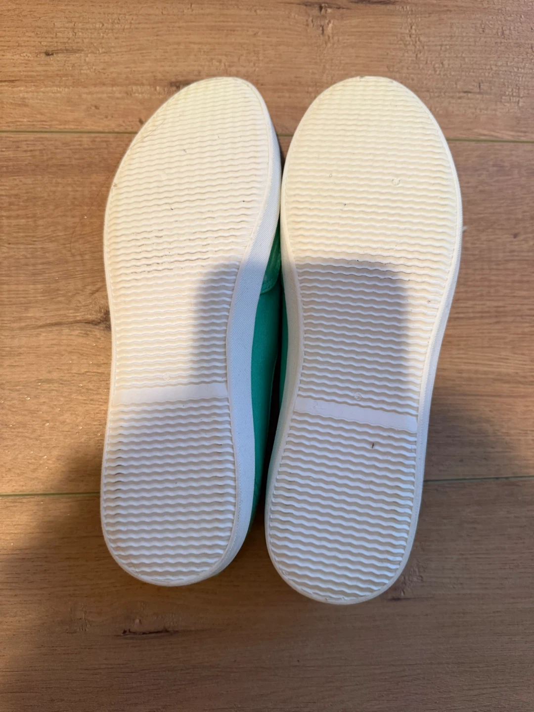 H&M Teal Canvas Sneakers Size 37 - photo 3