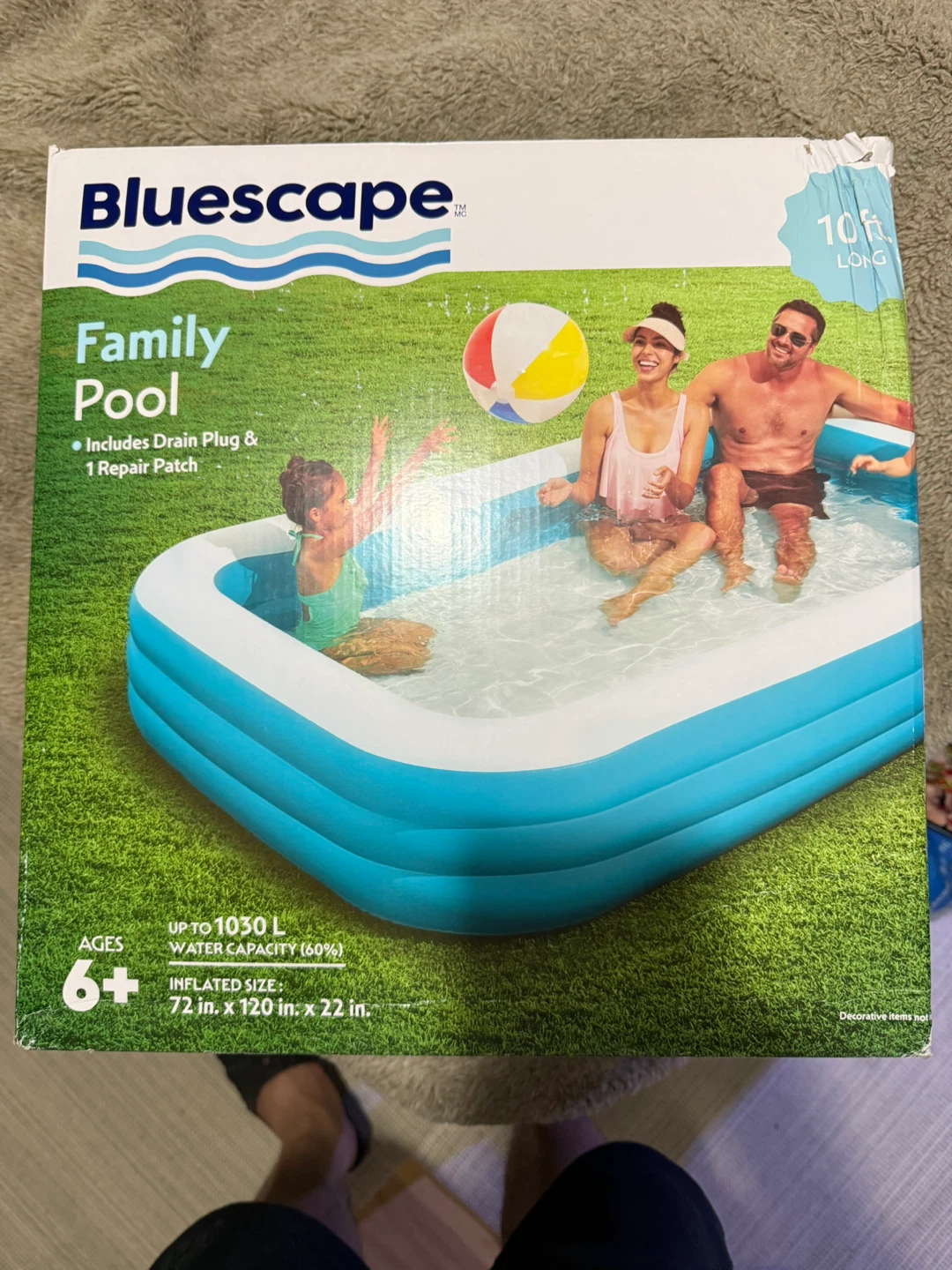 Bluescape Family Pool 10ft Long