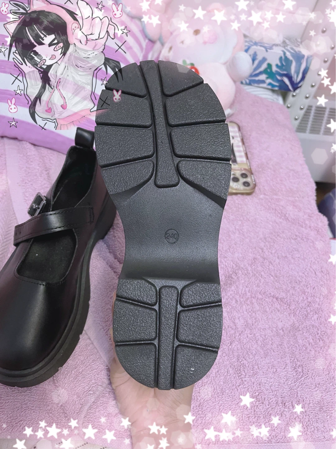 Black Mary Jane Platform Shoes - photo 5