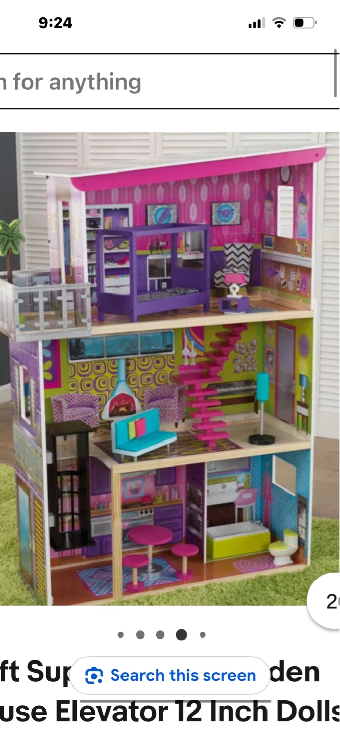 Kidkraft Supermodel Wooden Dollhouse Elevator 12 Inch Dolls