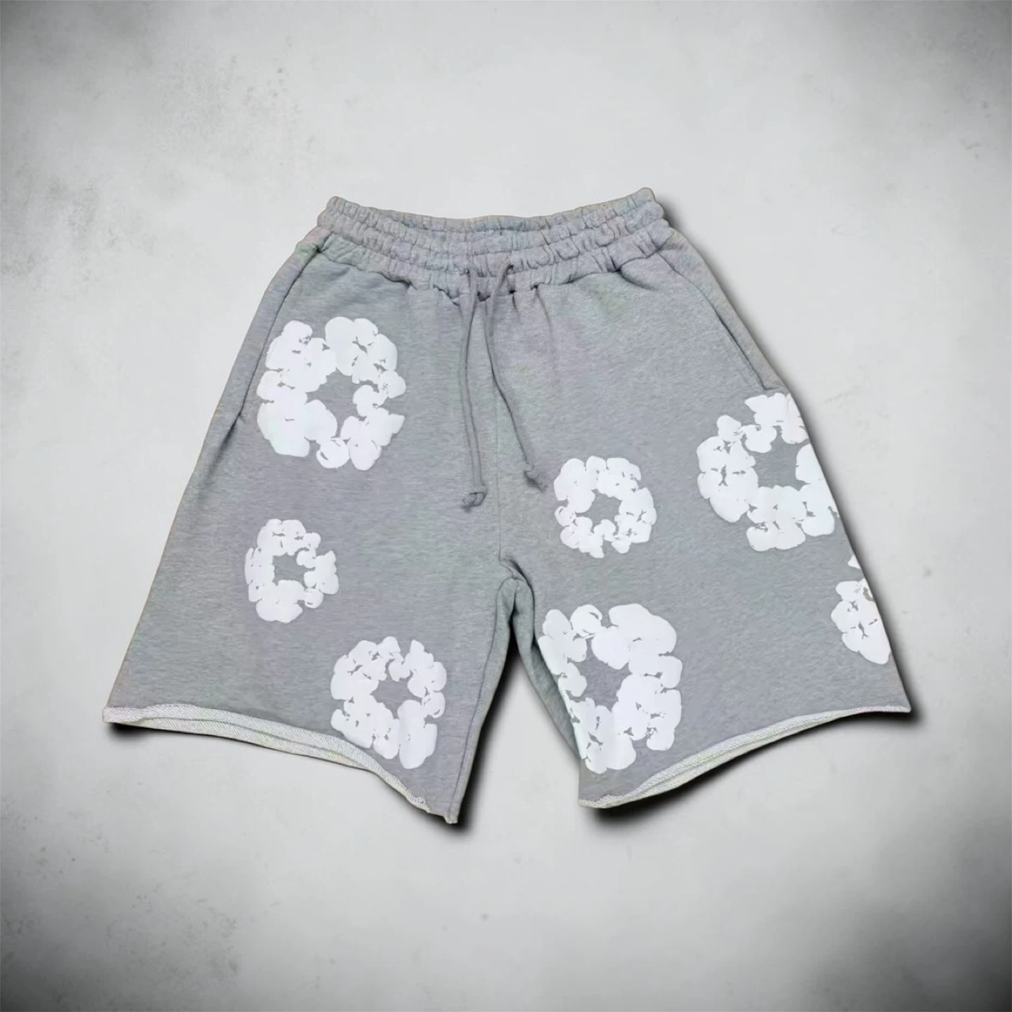 Floral Print Drawstring Shorts - photo 4