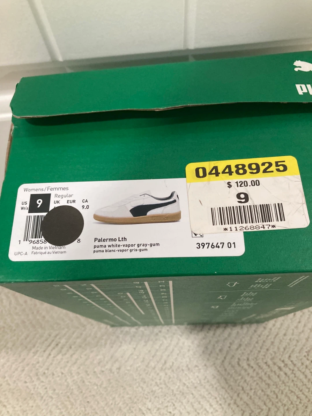 Puma Palermo Lth Women's Sneakers Size 9