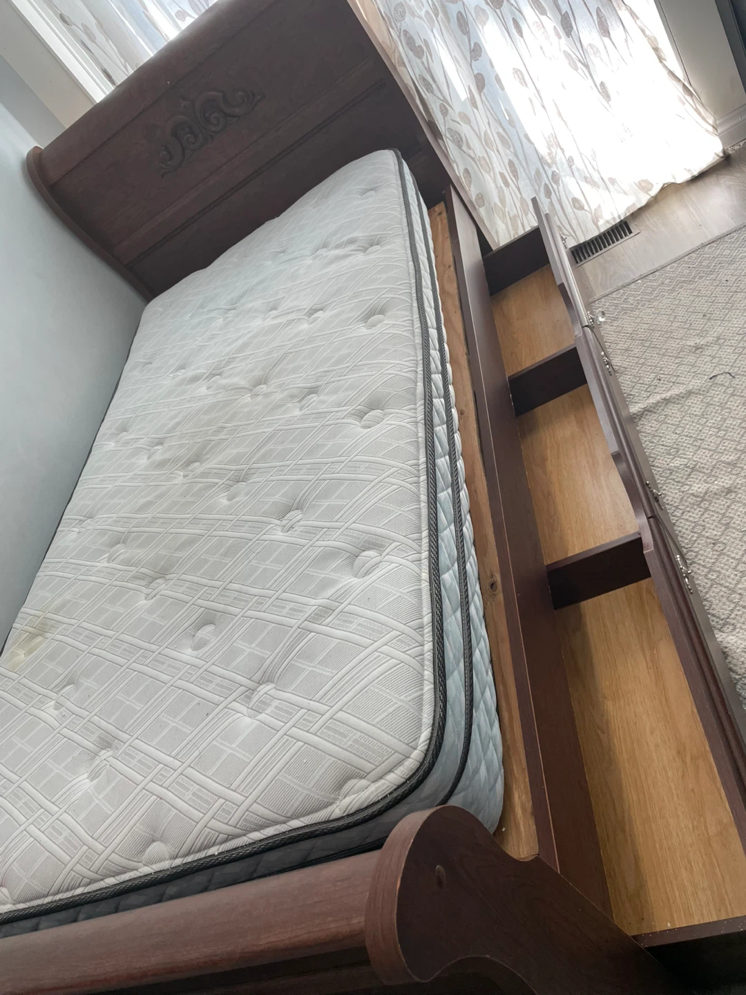 Twin Mattress with Bed Frame - photo 5