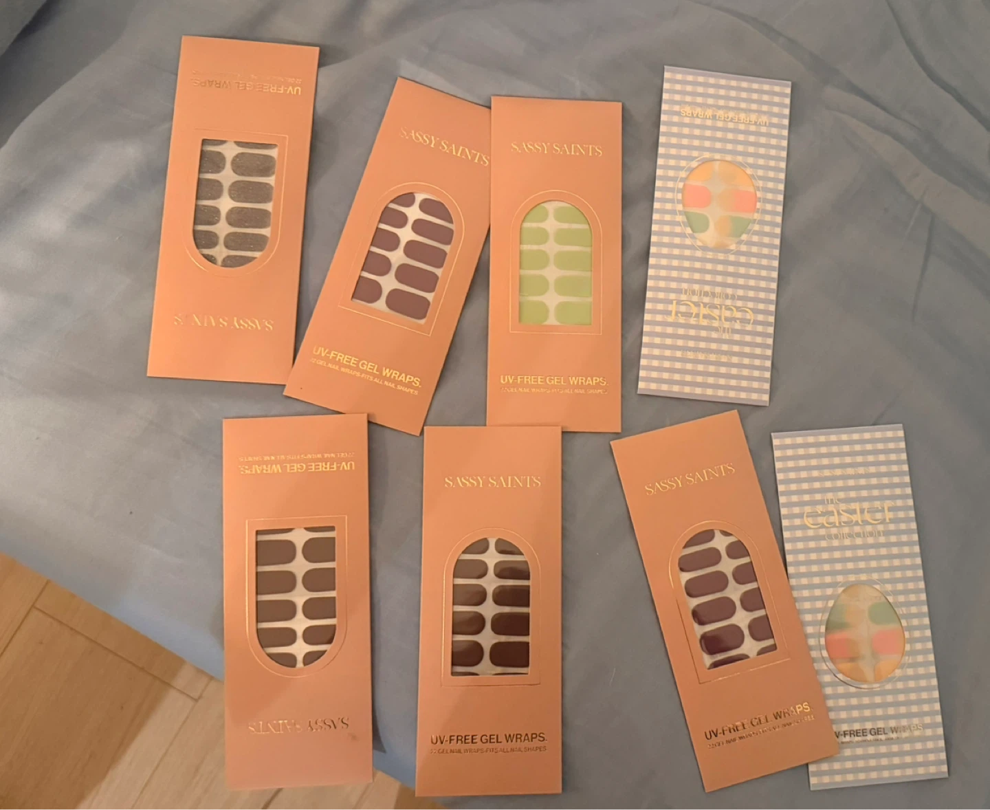 Sassy Saints Gel Nail Wraps - 8 full set