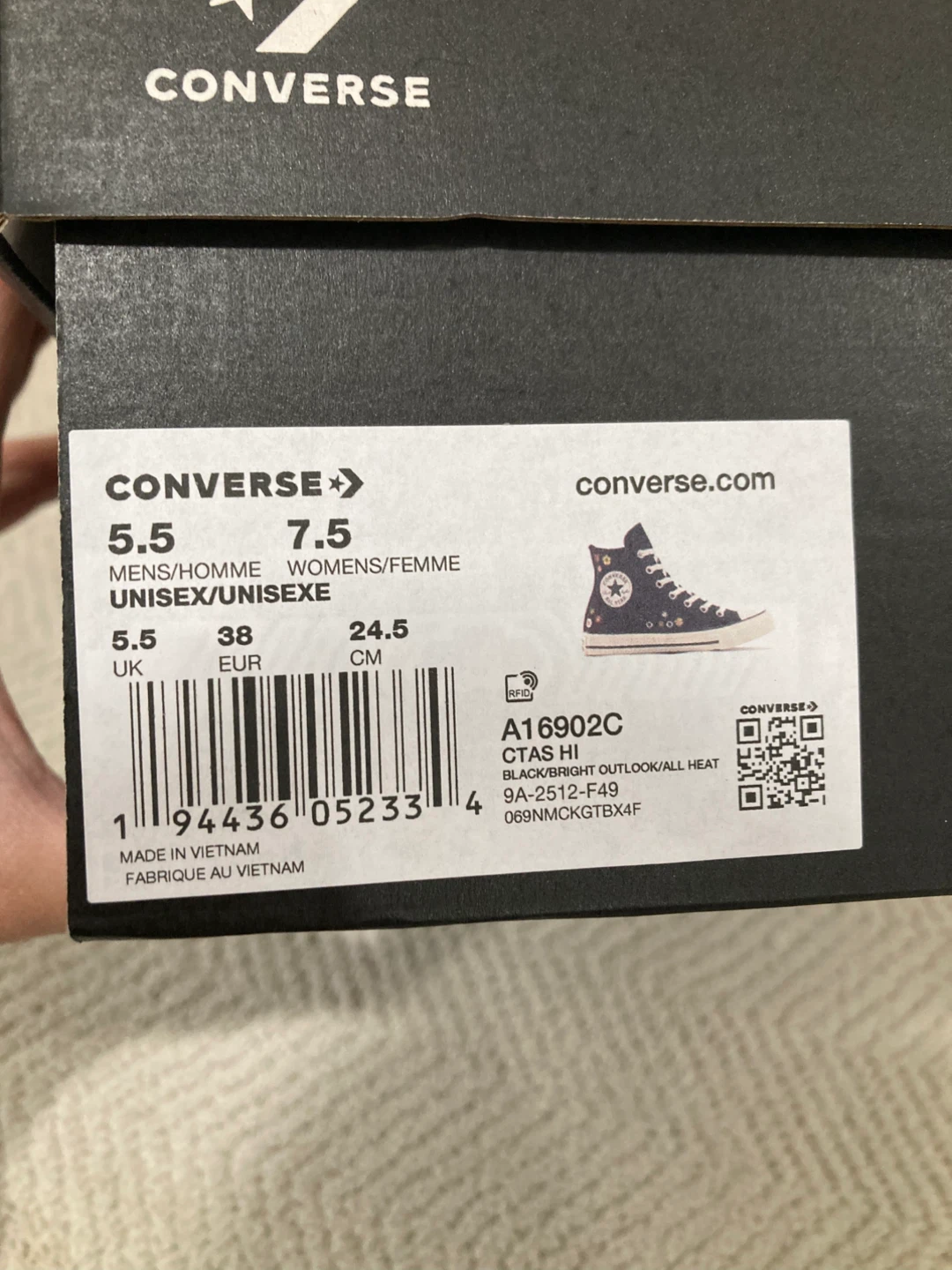 Converse Chuck Taylor All Star Floral High Top Sneakers - photo 2