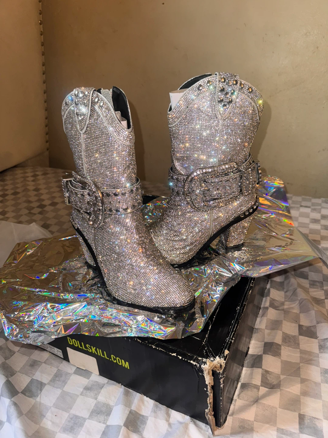 Sparkly Rhinestone Cowboy Boots