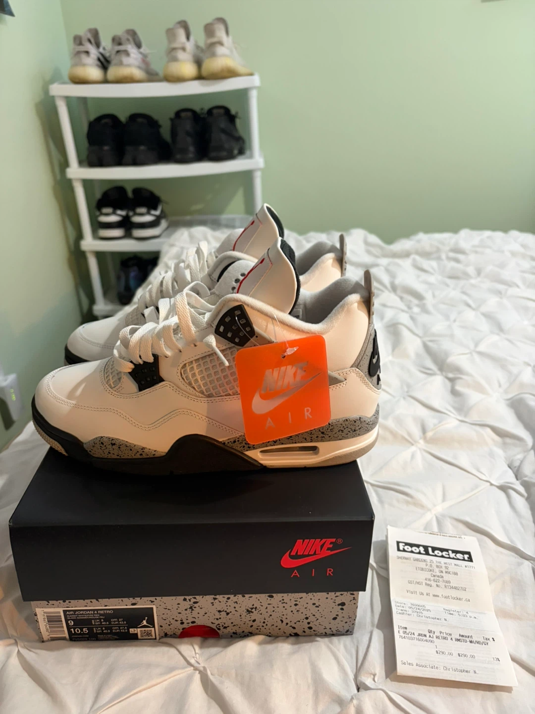 DS Jordan 4 “White Cement 2025”